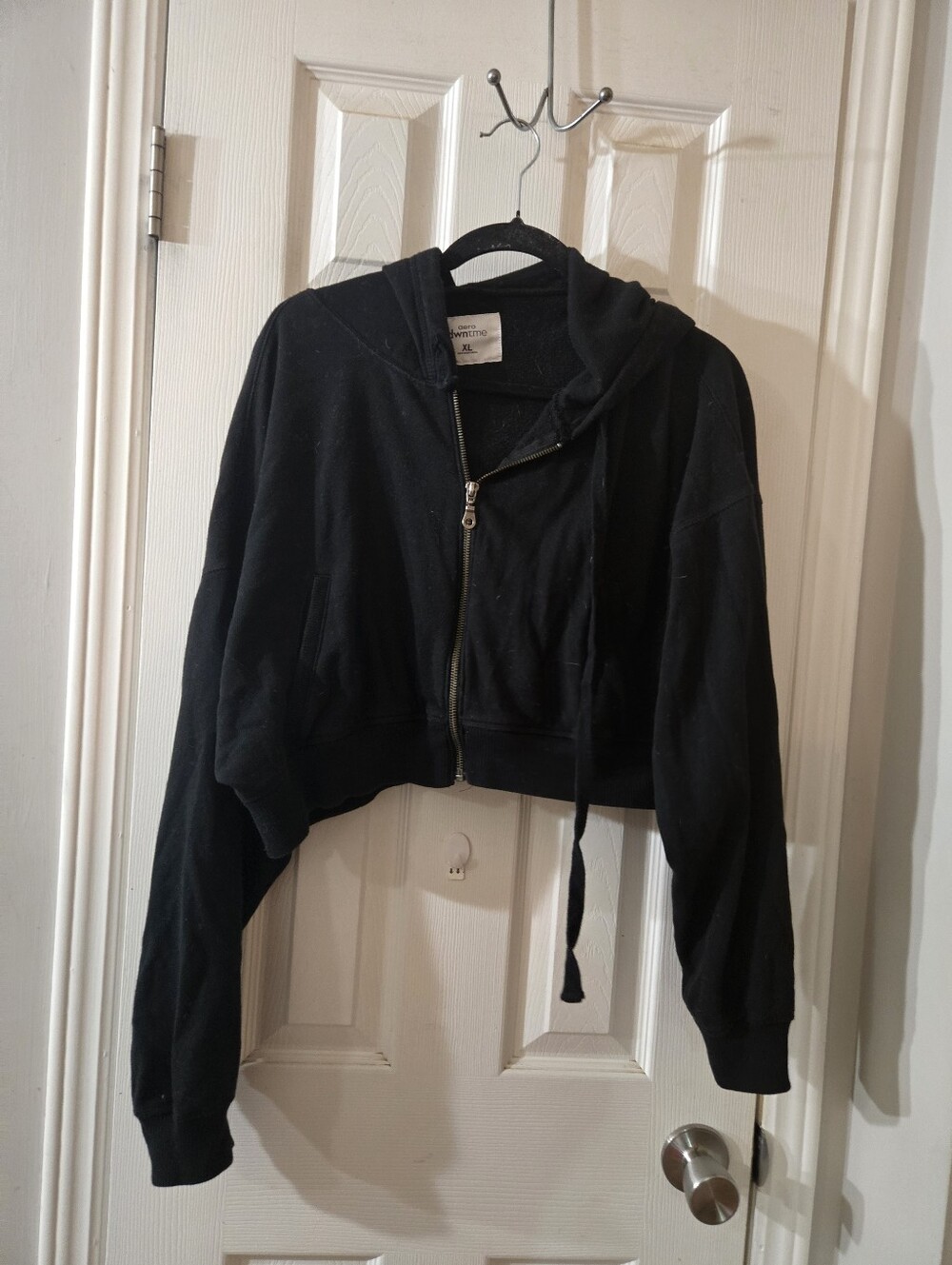 XL Aeropostle cropped zipper hoodie